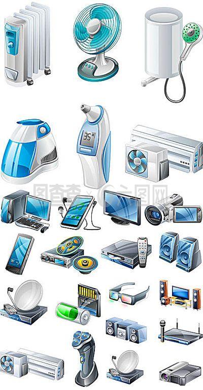 家庭電器圖標